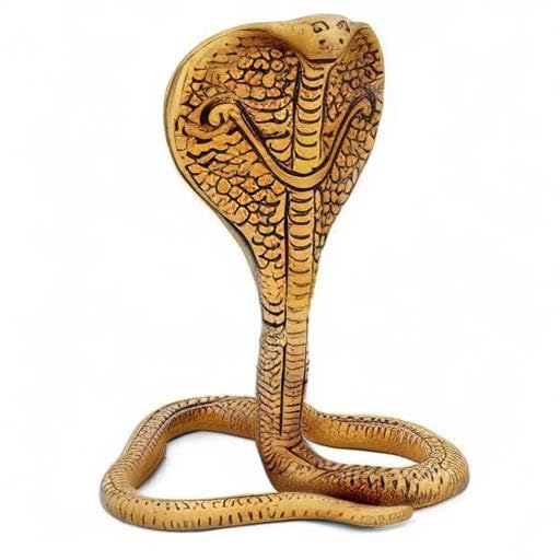 Image of VEDIC VAANI Brass Lord Shiva Nagaraj Vasuki Serpent Naag Devta (Snake) Sharpdosh Idol for Puja (1 Pcs)