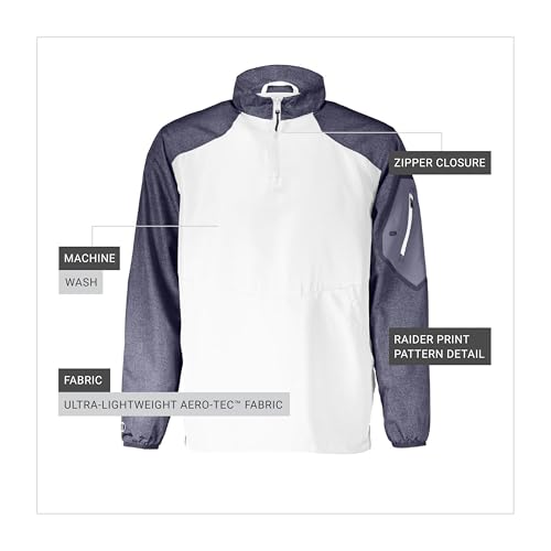 Holloway Raider Pullover Cage Jacket - Weather-Resistant, Ultra-Light, Quarter Zip, Sleeve Pocket - For Outdoors & Travel3
