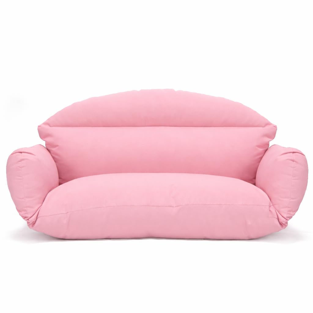 FARMAISH INDIA Patio Double Chair Cushion Replacement 55x35in Thickened Memory Foam Large Double Egg Swing Chair Cushions Outdoor Hnaging Basket Egg Chair Cushion 55x35in (Cushion Only) R-24