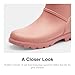 COACH Women's Ryder Rainboot Rain Shoe, Pink Petal, 8
