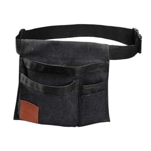 Bolsa de cinturón para herramientas de jardinería negra miniatura 1