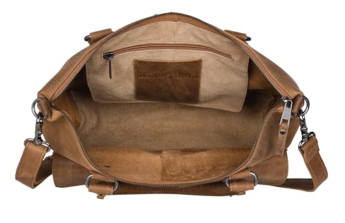 ANTONIO VALERIA Beck Hunter Leather Top Handle Bag for Women3