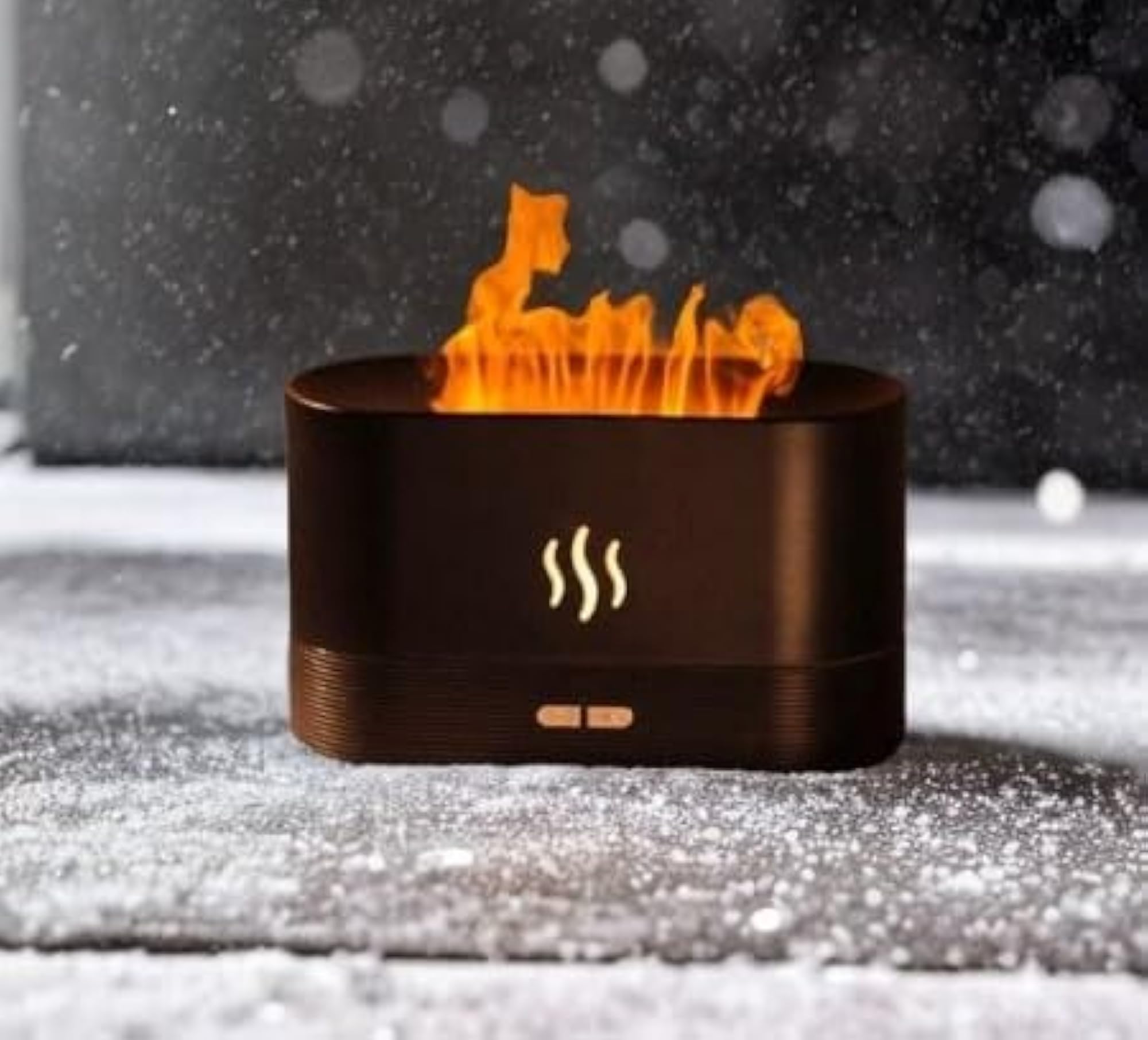 Flame Effect Aromatherapy Humidifier & Diffuser, Colorful Change