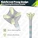 SAPLIZE Upgraded 4-Prong Golf Tees, Pack of 100 (3-1/4