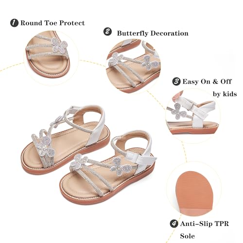 Image of Kiderence Toddler Girls Sandals Little Girls Kids Summer Shoes Toddler Sandals