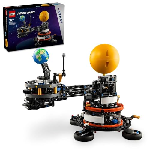 LEGO Technic Planet Earth and Moon in Orbit Model Building Set, Outer Space Toys for 10 Plus Year Old Kids, Boys & Girls, Solar System Toy for Imaginative, Independent Play, Birthday Gift Idea 42179