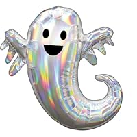 Anagram SuperShape Iridescent Holographic Ghost P40 Foil Balloon