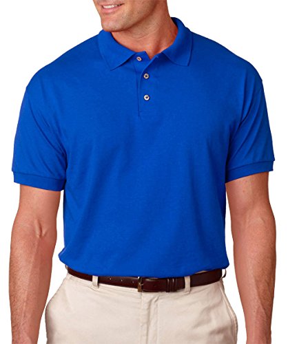 Jerzees Men's Preshrunk Double-Needle 3-Buttons Polo Shirt