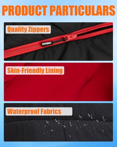 Image of CYCYHEAT Kids Heated Jacket - Boys and Girls Heating Jackets Hoodie Coat With Battery Pack Heated Clothing for Skiing