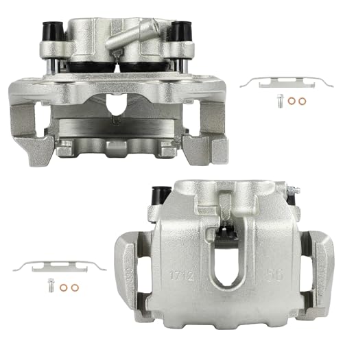 Image of SCITOO 19B3257 19B3256 Front Left & Right Disc Brake Calipers w /Bracket Fit For Mercedes-Benz For E350 2006-2009,For Mercedes-Benz For R500 2006-2007, Double Pistons