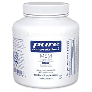 Pure Encapsulations MSM Capsules | Sulfur Supplement to Support Joints, Immune System, Connective Tissue, and Respiratory Health* | 250 Capsules