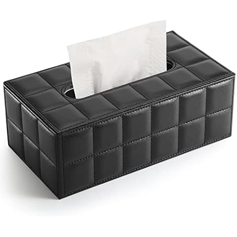 GORESE Caja de Pañuelos de Papel con Diseño de Mármol Cover