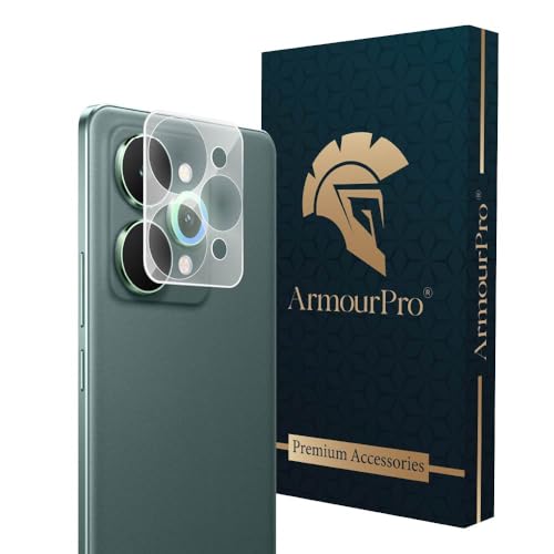 Image of ArmourPro Premium Camera Lens Protection Compatible with Realme 15 Pro (6.8 Inches) With Edge To Edge Full Camera Screen Coverage | Transparent, Pack of 1