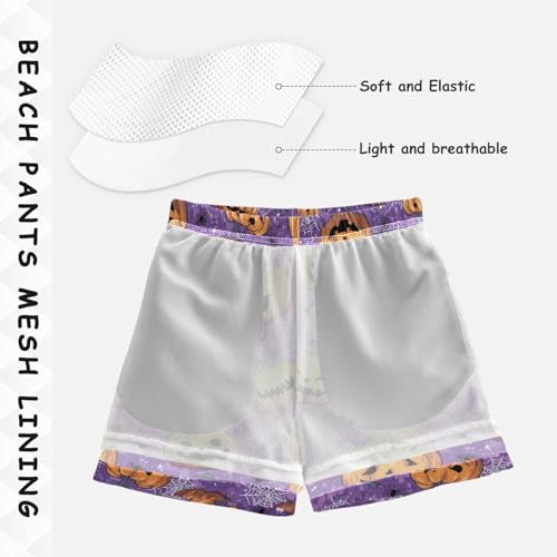 Boccsty Blue Ice Cream Boys Swim Trunks Baby Kids Swimwear Summer Toddler Beach Board Shorts 2T-XL4