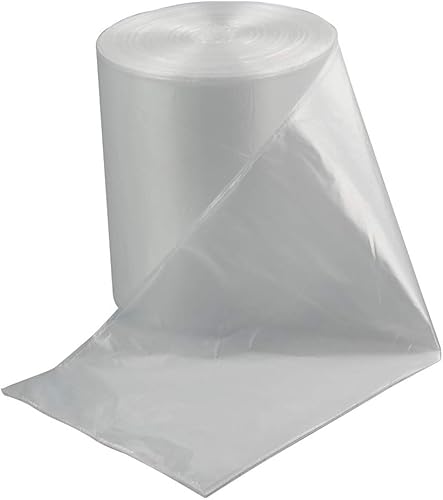 Bolsa de basura grande transparente de 18 galones, 95 unidades