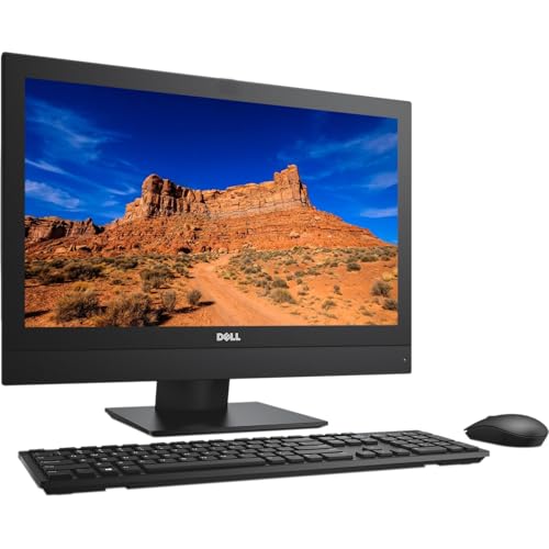 Dell OptiPlex 5250 All in One Desktop PC, 21.5in AIO Computer, Core i5-6500, 8GB RAM, 256GB SSD, WiFi, Bluetooth, Keyboard, Win11 Pro (Renewed)