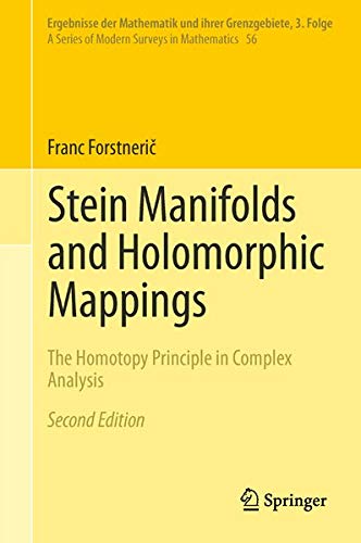 Buy Stein Manifolds and Holomorphic Mappings — BookShops.in