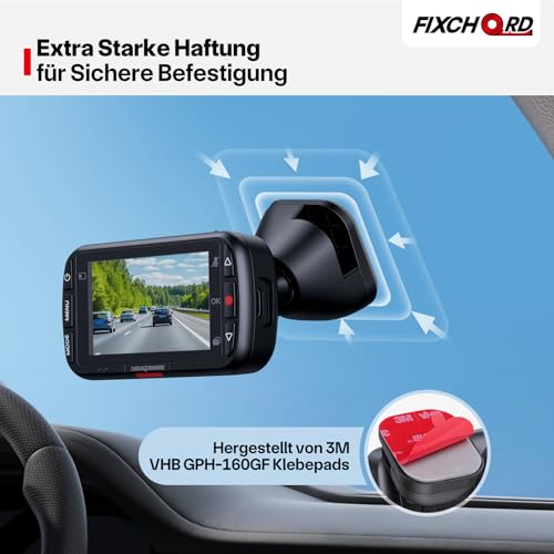 Doppelseitiges Klebepads Extra Stark, 6 Stück Doppelseitige Dashcam Klebepads, Klebepads Kompatibel mit Nextbase Serie 2-122, 222X, 222XR, 322GW, 422GW, 522GW, 622GW Front- und Rückkameras