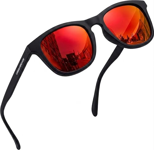 Image of grinderPUNCH Womens Polarized Sunglasses UV400 Protection Classic Retro Driving Sun Glasses Trendy Fashion Shades