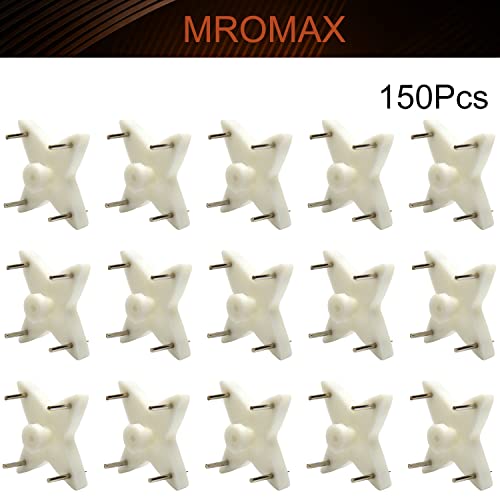 Image of Nails For Hanging Pictures,Picture Hooks Hardwall Hangers for Hardware Concrete Wall Hooks Invisible Nail Hangers Non-Trace Wall Picture Hanger No Damage Stucco 0.98 inch x 0.59 inch (L*W)(150pcs,1.10 inch x 1.10
