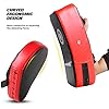 Odoland 7-in-1 Punching Mitts Kick Pack Set for Kids, Boxing Mitts Focus Pads, Punching Kicking Pad, Reflex Ball, Jumping Rope and Protect Sleeves, Great for Boxing, Kickboxing, Karate, Muay Thai