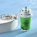 Bubble Teas keychain Cartoon Milk Teas keychains, Fashionable Acrylic Rings