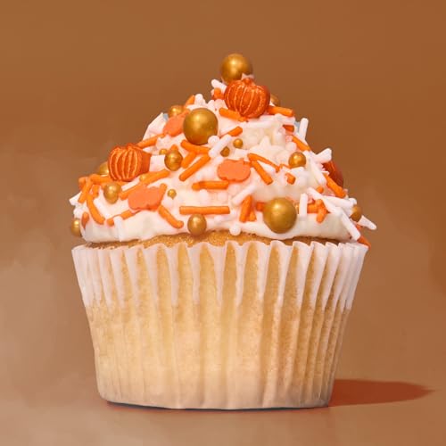 Image of Fancy Sprinkles House of Horrors Sprinkle Set | Halloween Sprinkles with Pumpkins, Bats, Eyeballs & Bones | Halloween Cake, Cupcake & Cookie Decorating | Halloween Gift | 4 Pack (0.5c)