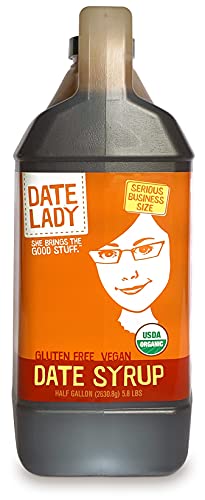 Award Winning Organic Date Syrup 5.8 lb - 100% Dates. Vegan, Paleo, Gluten-free & Kosher - Also Known As Silan, Date Honey & Date Nectar. No Preservatives Or Added Ingredients, Just Date Syrup.