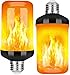 Ampoule de Flamme E27, 5W LED Ampoule Effet Flamme avec 4 Modes d'éclairage, Ampoules Décoratives Intérieur Extérieur pour Noël, fête de Mariage de Jardins, Maison (2 PCS)