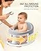 Baby Bath Seat for Babies 6 Months & Up, Bath Seats for Babies Sitting Up, 3 Baby Bath Toys, Open Design, Non-Slip, Compact Toddler Bath Seat.