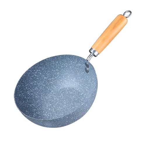 Wok de acero antiadherente con fondo plano 22 cm miniatura 1