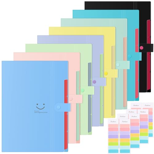 Porte-documents avec étiquettes doté de compartiments extensibles pour archives