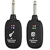 Draadloze Gitaar Systeem UHF Draadloze Gitaar Audio Zender Ontvanger Zwart 20Hz-20kHz voor Elektrische Gitaar Bass Viool…
