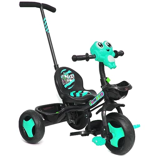 Image of Primo Kid Toys Tricycle for Kids 1 Years+, Plug & Play Tricycle for Kids. Ride on with Safety Seat Belt, Dual Storage Space & Parental Handle.