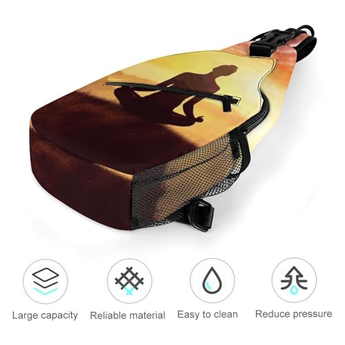 Bolso tipo bandolera casual para hiking y travel miniatura 5