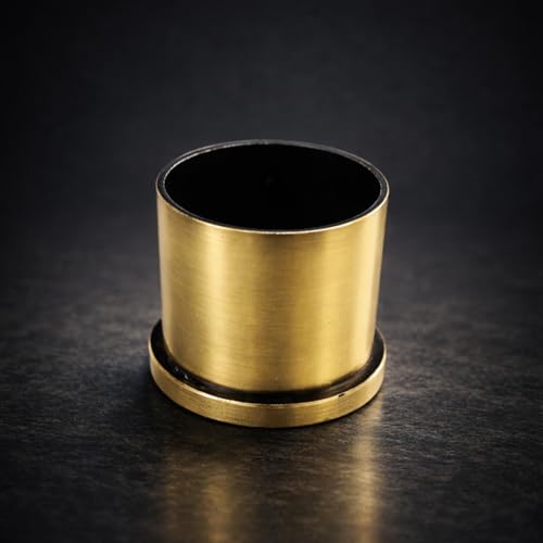 Image of Elite Heavy Brass Antique Curtain Bracket | Wall to Wall Bracket for 1inch Stainless Steel Curtain Rod and Wardrobe Rod Suitable for 25mm Curtain Pipe- 4pcs (Brass Antique)