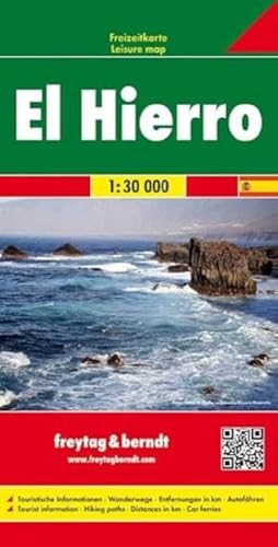 El Hierro, mapa de carreteras. Escala 1:30.000. Freytag & Berndt.: Toeristische wegenkaart 1:30 000: AK 0524 (Auto karte)