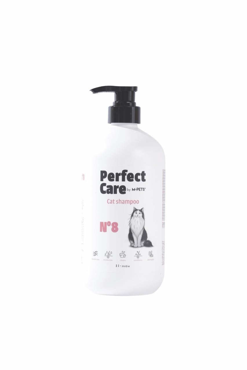M-PETS PERFECT CARE NO.8 ANTİBAKTERİYAL KEDİ ŞAMPUANI 1L