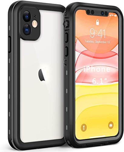 Ezanmull iPhone 11 Waterproof Case, Shockproof Dropproof Dirt Rain Snow Proof iPhone 11