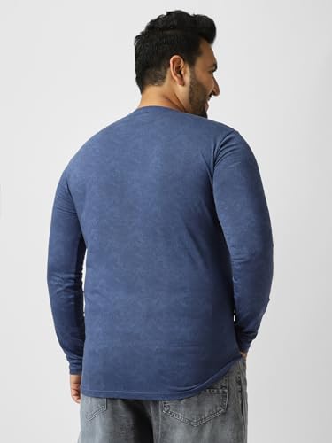 Image of Urbano Plus Men's Printed Full Sleeve Regular Fit Cotton T-Shirt