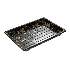 5# Sushi Container Sushi Tray Sushi Plate 7 * 5-Inch Take Out With Clear Lid 400 sets 5#