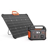 Jackery Solargenerator 500, 518WH Tragbare Powerstation mit SolarSaga 80W Solarpanel, 230V/500W mobile Stromversorgung mit LCD Anzeige f¨¹r Urlaub auf dem Campingplatz, Outdoor Abenteuer & Notf?lle