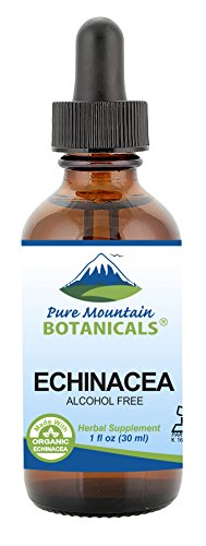 Liquid Echinacea Drops â€“ Kosher Echinacea Tincture Alcohol Free Extract - 500mg Organic Echinacea -1oz Bottle
