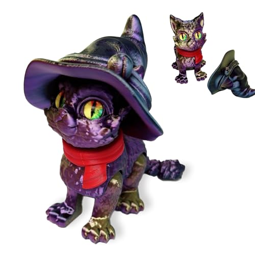 Yistoi 3D Gedruckte Katze, 3D Gedruckte Flexible Artikulierte Katzenfigur, Mini 3D Gedruckte Tierfiguren Katzen, für Heimdekoration und Bürodekoration, für Menschen, die Katzen Lieben Yistoi 3D Gedruckte Katze, 3D Gedruckte Flexible Artikulierte Katzenfigur, Mini 3D Gedruckte Tierfiguren Katzen, für Heimdekoration und Bürodekoration, für Menschen, die Katzen Lieben