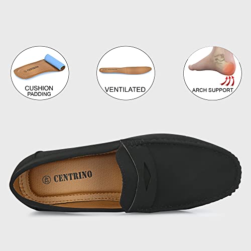 Image of Centrino Slip-On Formal Shoes for Men | Leather Shoes for Man Stylish | Cushioned Insole | Lightweight Comfortable | Mens Formal Shoes for Office Business Professional & Casual Mens Shoes (2813)