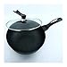 Woks Wok con coperchio in vetro Maifan Stone Wok Frying Non-LampBlack Pan Non-Stick Pentola Alluminio Daily Set da regalo giornaliero