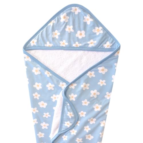 Image of Copper Pearl Hooded Bath Towels Premium Knit/Terry Cloth Baby Towels with Hood, Pockets, and Cool Designs - Great to Gift and Make Bath Time Fun - Baby Bath Towel, Della