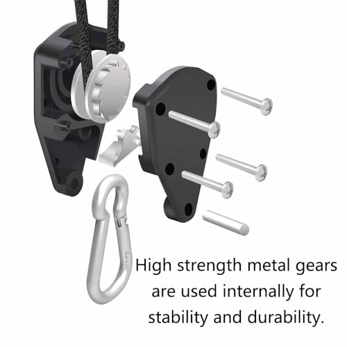 4 Pack Ratchet Hanger, Adjustable Ratchet Hanger Rope, 1/8 Inch - Image 3