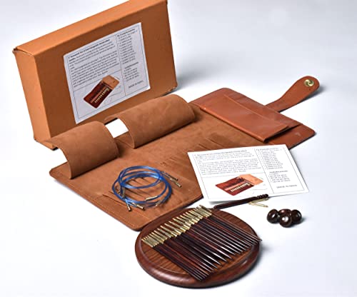 Heytrend Indian Crafts RWI-0986 5 Inch Rosewood Interchangeable Knitting Needles Set cover