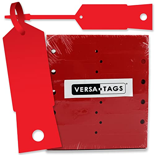 RED Self-Locking Arrow Key Tags (1,000 per pack) Size 4 1/2' X 3/4' (RED)